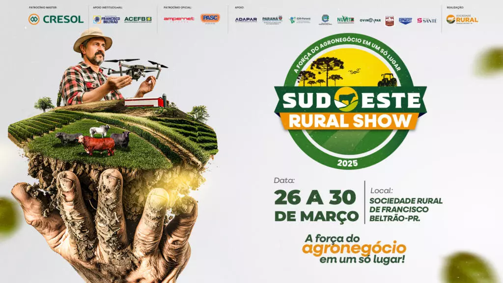 Sudoeste Rural Show começa nesta quarta-feira com várias atrações do segmento agroindustrial